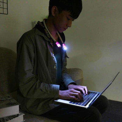 LED Neck Night Light Flexible Knitting Crocheting Book Light Hands-free Reading Lamp