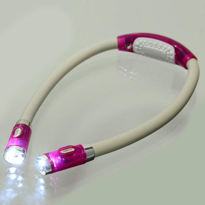 LED Neck Night Light Flexible Knitting Crocheting Book Light Hands-free Reading Lamp
