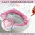 Plush Toilet Seat Cover Pad with Handle Soft Warm Washable Home Decoration Winter