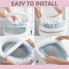 Plush Toilet Seat Cover Pad with Handle Soft Warm Washable Home Decoration Winter