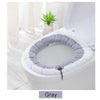 Plush Toilet Seat Cover Pad with Handle Soft Warm Washable Home Decoration Winter