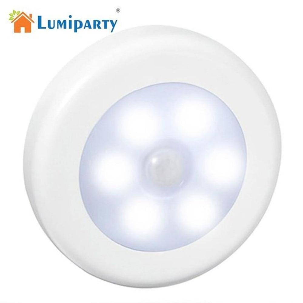Infrared PIR Motion Sensor 6 led Night Light Wireless Detector Light Wall Lamp Light Auto On/Off Closet Battery Power