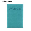 High Quality Waterproof Colorful Marble Style Passport Cover