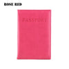 High Quality Waterproof Colorful Marble Style Passport Cover
