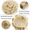 Synthetic Curly Hair Big Bun Drawstring Clip In Donuts Chignon Hair Extension