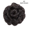 Synthetic Curly Hair Big Bun Drawstring Clip In Donuts Chignon Hair Extension