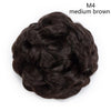 Synthetic Curly Hair Big Bun Drawstring Clip In Donuts Chignon Hair Extension