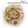 Synthetic Curly Hair Big Bun Drawstring Clip In Donuts Chignon Hair Extension
