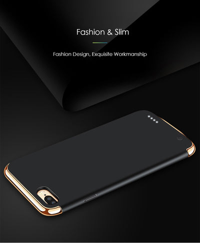 LUXURY iPHONE CASE  WIRELESS POWER BANK - 241% OF EXTRA BATTERY LIFE