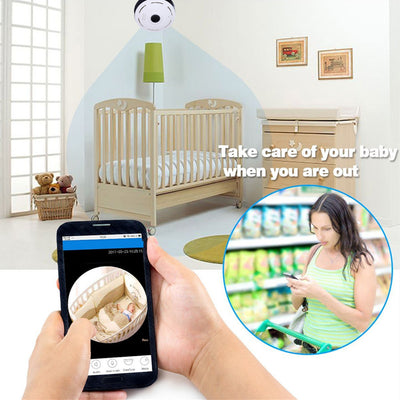 360 DEGREE PANORAMIC CCTV CAMERA WITH NIGHT VISION