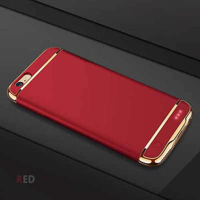 LUXURY iPHONE CASE  WIRELESS POWER BANK - 241% OF EXTRA BATTERY LIFE