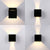 WATERPROOF MODERN CUBE ADJUSTABLE  LED WALL LIGHT.