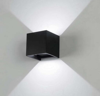 WATERPROOF MODERN CUBE ADJUSTABLE  LED WALL LIGHT.