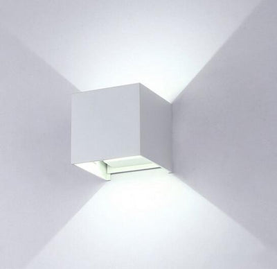 WATERPROOF MODERN CUBE ADJUSTABLE  LED WALL LIGHT.