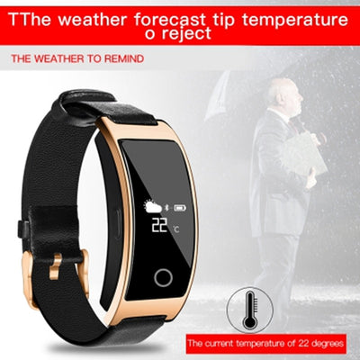 SMART BLOOD PRESSURE & HEART RATE MONITOR WRIST WATCH