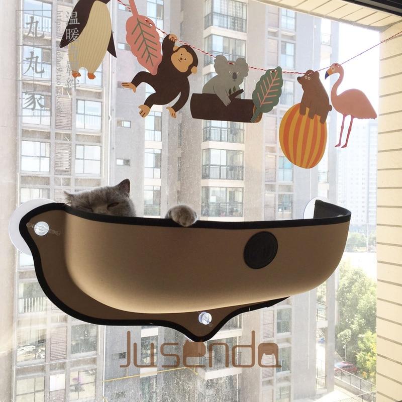 Removable Cat Hammock Bed with Soft Cushion for Car & Home Window