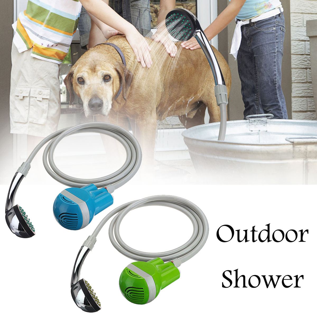RECHARGEABLE USB PORTABLE OUTDOOR SHOWER- STAY CLEAN AND FRESH EVERYWHERE