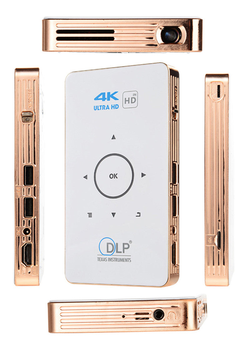 WIFI PROJECTOR - SMART WIRELESS 4K ULTRA MOBILE PROJECTOR