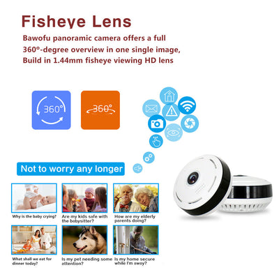 360 DEGREE PANORAMIC CCTV CAMERA WITH NIGHT VISION