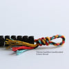 Tibetan Buddhist Hand Braided Cotton Thread Lucky Knots Bracelet Natural Coconut Shell Beads
