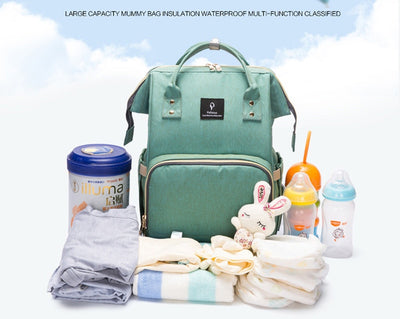 MATERNITY BACKPACK - USB WATERPROOF NAPPY BAG KITS