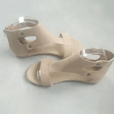 SOFT LEATHER GLADIATOR SANDALS