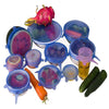 6 Pcs/Set Reusable Stretch Silicone Food Covers (FDA Approved)