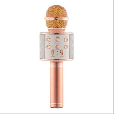 WS 858 wireless microphone professional condenser karaoke mic bluetooth stand radio mikrofon studio recording studio WS858