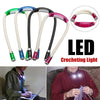 LED Neck Night Light Flexible Knitting Crocheting Book Light Hands-free Reading Lamp