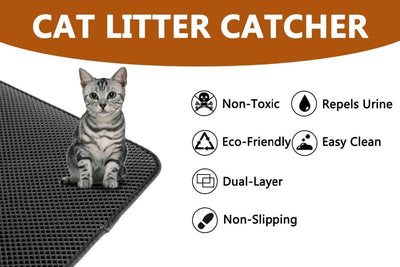 Easy to Clean - Waterproof Cat Litter Catcher