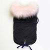 Luxury Faux Fur Collar Dog Coat - Small Dog Warm Jacket