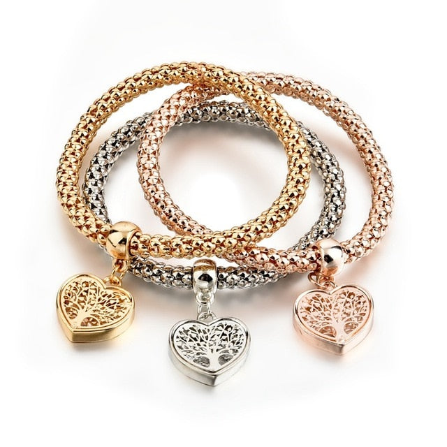 Life Tree Heart Bracelet
