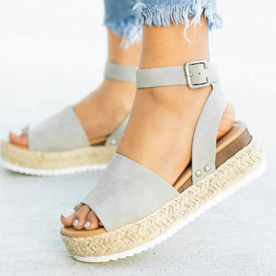 Summer Wedge Platform Sandals