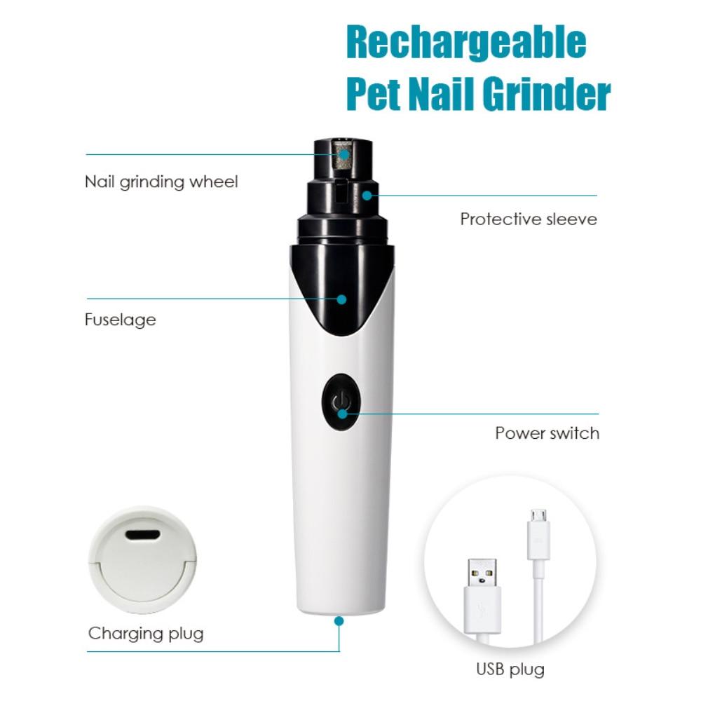 Premium Rechargeable Painless Pet's Nail Grinder (Upgraded Version)