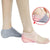 Hot Unisex Invisible Height Increase Socks Heel Pads Silicone Insoles Foot Massage